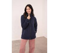 Lighthouse Clothing Women's Seashell Full Zip Sherpa Fleece in Dark Blue | Size: 18 Lighthouse Clothing Dark Blue 18