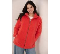 Lighthouse Clothing Women's Seashell Full Zip Sherpa Fleece in Red | Size: 18 Lighthouse Clothing Red 18