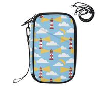 Lighthouse Cloud Blue Passport Holder for Travel Family Passport Holder
