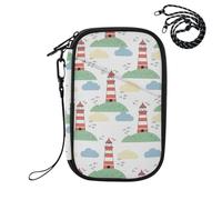 Lighthouse Cloud White Passport Holder for Travel Passport Holder Pouch