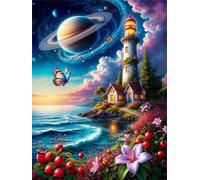 Lighthouse Coast 4000 Piece Jigsaw Puzzles For Adults, Fun Challenging & Brainteasing 4000 piece Adult jigsaw puzzle, Impossible puzzles, Gift for Men/Women, Finished Size is 141x87cm