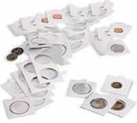 Lighthouse Coin Holders, self-Adhesive, up to 32.5 mm Ø, 100 per Pack
