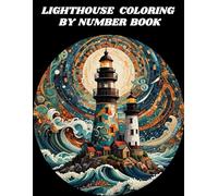 LIGHTHOUSE COLORING BY NUMBER BOOK