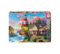 Educa Lighthouse and Cottage Iigsaw Puzzle (3000 Pieces)