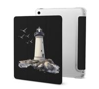 Lighthouse Cute Tablet Case with Pencil Holder Lightweight Hard Protective Cover Compatible with Ipad 2020 /Pro 2020/2020 AIR 4 /Pro 2021