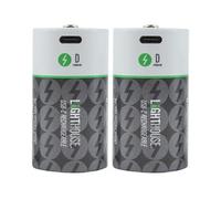 Lighthouse D Usb-C Rechargeable Battery Li-Ion Pack Of 2 L/hbatusbd