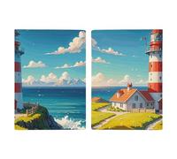 Lighthouse Diamond Paint Passport Holder, ID Card Protector Case Passport Holder with Slot Passports Travel Wallet Document Cover for Women And Men