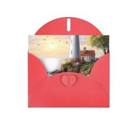 Lighthouse Diamond Painting Greeting Cards Blank Note Cards with Envelopes Happy Birthday Card Thank You Card Wedding Party Invitation Cards for All Occasions 4x6 Inch