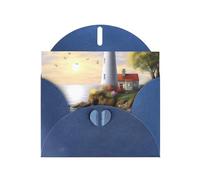 Lighthouse Diamond Painting Greeting Cards Blank Note Cards with Envelopes Happy Birthday Card Thank You Card Wedding Party Invitation Cards for All Occasions 4x6 Inch