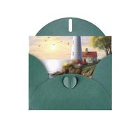 Lighthouse Diamond Painting Greeting Cards Blank Note Cards with Envelopes Happy Birthday Card Thank You Card Wedding Party Invitation Cards for All Occasions 4x6 Inch