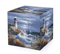 Lighthouse Diamond Painting Magic Cube,The Original 3x3 Cube,Speed Cube Problem-Solving Brain Teaser,Easy Turning Sensory Puzzle Toy,Sensory Stress Relief Form Fidget Toys