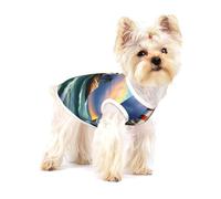 Lighthouse Diamond Painting Print Lightweight Tank Top for Dogs Dog Shirts for Small Dogs Stretchy T Shirts Sleeveless Vest