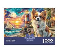 Lighthouse DogAstounding 1000-Piece Jigsaw Puzzles for Adults A Grand Collection of Impossible, Hard, Difficult Challenging Puzzle Educational Games for All - A Daunting Yet Rewarding Pursuit for Adu