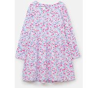 (3-4 Yrs, Pink Blue Floral) Ellie Kids Cotton Dress
