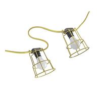 Lighthouse Festoon Lights 22M 10 Bulbs 110V in Yellow Lighthouse Yellow