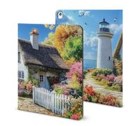 Lighthouse Funny Tablet Case with Pen Slot Lightweight Hard Protective Cover Compatible with iPad 2020/Pro 2020/Pro 2021/Air4/Air5