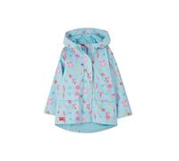 LightHouse Girls Heidi Waterproof Raincoat - Kids Lined Rubberised Windproof Spring Summer Outdoor Coat With Hood - Under the Sea Print - 3-4years