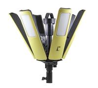 Lighthouse Heavy-Duty 22000 Professional Site Light - 360° Work Light, 6 Adjustable Heads, 22000lm, 6500K, 50M Beam Distance, 4 Lighting Modes, IP44/IP65 Weather Resistant, 110V 10M Cable & Carry Bag