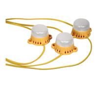 Lighthouse LED Festoon Lights - 22M/72FT Outdoor String Lights, IP44 Weather Resistant, Linkable, 10 Bulbs, 400 Lumen Bright White Light for Garden, Patio, Terrace, Worksite, Events - 16 Amp 110V Plug