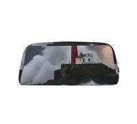 Lighthouse In Storm Print Adults Pencil Bag Versatile Pencil Case Zipper Multifunctional Zipper Pencil Case
