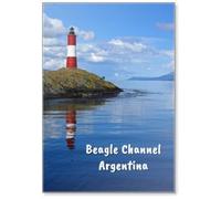 Lighthouse in The Beagle Channel Ushuaia Argentina, Fridge Magnet