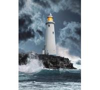 Clementoni Jigsaw Puzzle Collection - Lighthouse In The Storm 1000 Pieces - Puzzle For Adults 14-99 Years, Gift For Men/Women, Landscape, Made In Italy, 39828