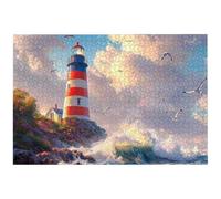 Lighthouse Jigsaw Puzzles for Adults 3000, 3000 Piece Jigsaw Puzzles for Adults, 122x81cm Hard Impossible Wooden Puzzle, Challenging Game for the Whole Family, Home Decor, Theme: (Landscape), -6681