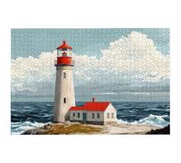 Lighthouse Jigsaw Puzzles for Adults 4000, 4000 Piece Jigsaw Puzzles for Adults, 141.5x87.5cm Hard Impossible Wooden Puzzle, Challenging Game for the Whole Family, Home Decor, Theme: (Anime), -6915