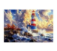 Lighthouse Jigsaw Puzzles for Adults 4000, 4000 piece Jigsaw Puzzles for Adults, Challenging Wooden Jigsaws Puzzle for The Whole for Women, Puzzle for Home Decor, Gifts for Women, Theme: Ocean S-46