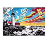 Lighthouse Jigsaw Puzzles for Adults 6000, 6000 Piece Jigsaw Puzzles for Adults, 179.5x105.5cm Hard Impossible Wooden Puzzle, Challenging Game for the Family, Home Decor, Theme: (Landscape), -8751