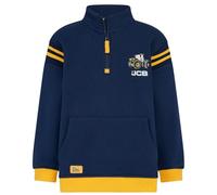 LightHouse Jonah Boys' Cotton-Rich Funnel Neck Half-Zip Sweatshirt with Patch Pocket - JCB Fastrac - 4-5years