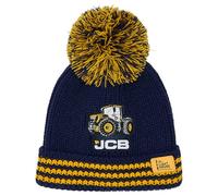LightHouse Kids Bobbie Warm Bobble Cable Knit Hat - Childrens Winter Outdoor Headwear - JCB - 5-10 Years