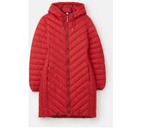 LightHouse Womens Laurel Warm Coat - Ladies Outdoor Long Padded Puffa Jacket with Hood - Red - 8