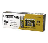 Lighthouse Torches L/Hbataaa24 Alkaline Batteries Aaa 1.5V - Pack Of 24