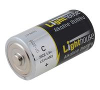 Lighthouse LR14 Extra Long Life C Alkaline Batteries Pack of 2