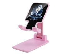 Lighthouse Moon Ocean Funny Phone Stand Adjustable Foldable Plastic Holder for 4-13 Inch Phones Tablets