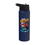Lighthouse Navigation Motivational Lighthouse Stainless Steel Insulated Water Bottle