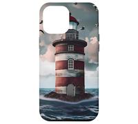 Lighthouse Ocean Clouds Sky Case for iPhone 12 Pro Max
