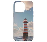 Lighthouse Ocean Clouds Sky Case for iPhone 15 Pro Max
