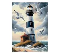 Lighthouse Ocean Seagull 1000pcs Mini Puzzle For Family Challenging