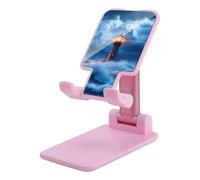 Lighthouse Ocean Storm Thunder Funny Phone Stand Adjustable Foldable Plastic Holder for 4-13 Inch Phones Tablets