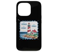 Lighthouse On The Shore With Ocean Waves Case for iPhone 13 Pro