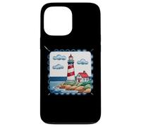 Lighthouse On The Shore With Ocean Waves Case for iPhone 13 Pro Max