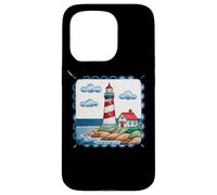 Lighthouse On The Shore With Ocean Waves Case for iPhone 15 Pro