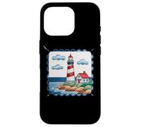 Lighthouse On The Shore With Ocean Waves Case for iPhone 16 Pro