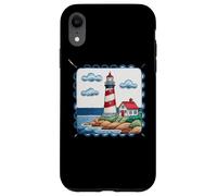 Lighthouse On The Shore With Ocean Waves Case for iPhone XR