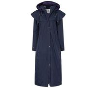 LightHouse Outback Women's Full-Length Waterproof Raincoat - Lightweight, Durable, Stylish - Perfect for Outdoor Adventures - Nightshade - 16