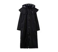 LightHouse Outback Women's Full-Length Waterproof Raincoat - Lightweight, Durable, Stylish - Perfect for Outdoor Adventures - Black - 10