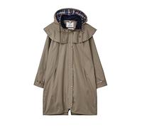 LightHouse Outrider Women's 3/4 Length Waterproof Raincoat - Windproof Lightweight Outdoor Jacket with Detachable Hood and Adjustable Cuffs - Fawn - 20