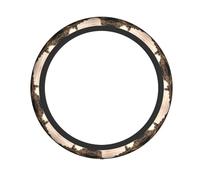 Lighthouse Printed Steering Wheel Cover Elastic Stretch Car Wheel Wrap Breathable Non-Slip Steering Wheel Protector for Car Truck SUV
